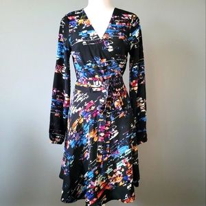 NWT Yumi Kim Silk Wrap Dress Floral Print | Size Small